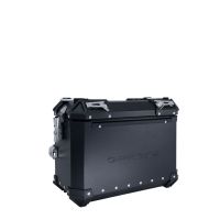 GPR TECH compatible with  GPR TECH PAIR OF BLACK SIDE CASES ALPI-TECH 38 LT. + 38 LT. + PANNIER HOLDER Coppia di valigie laterali in alluminio, colore nero, fornite con telaio di supporto specifico