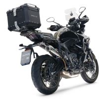 Scarico GPR compatibile con  Zontes 350 T1 ADV 2022-2024, Powercone Evo, Scarico completo racing, fornito con db killer estraibile e collettore, non legale per uso stradale
