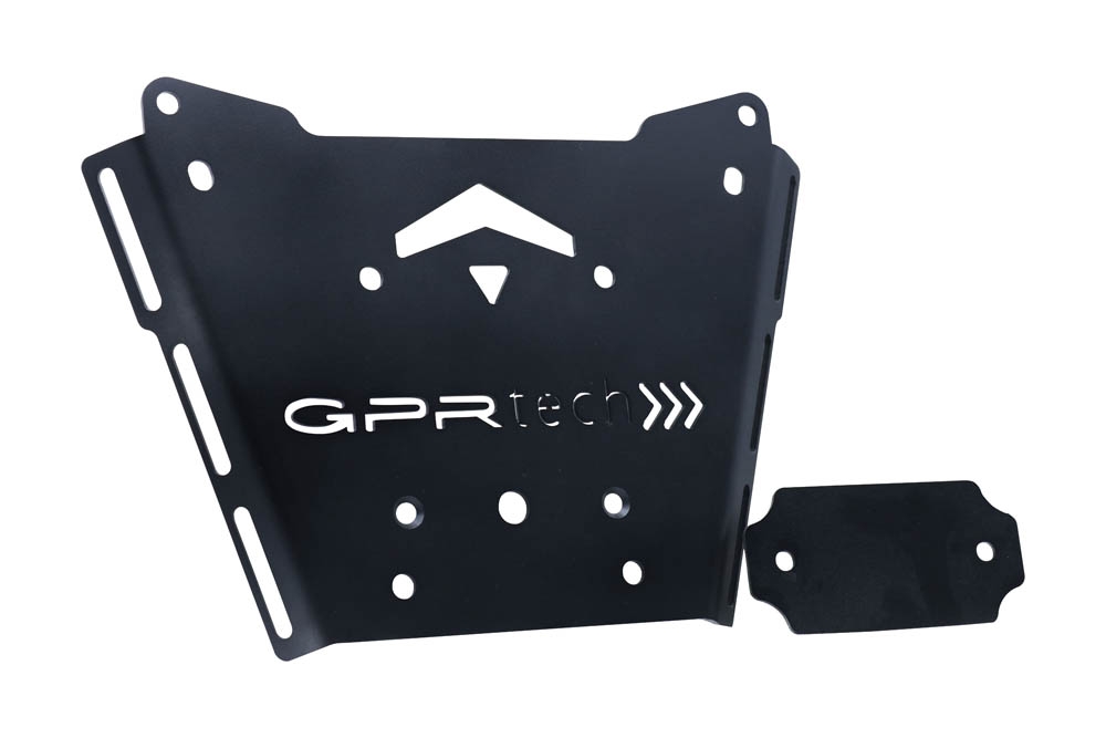 Top case GPR TECH compatible with  GPR TECH Top case in aluminum, silver color with specific plate included Top case in aluminum, silver color with specific plate included Capacity 35 LT.