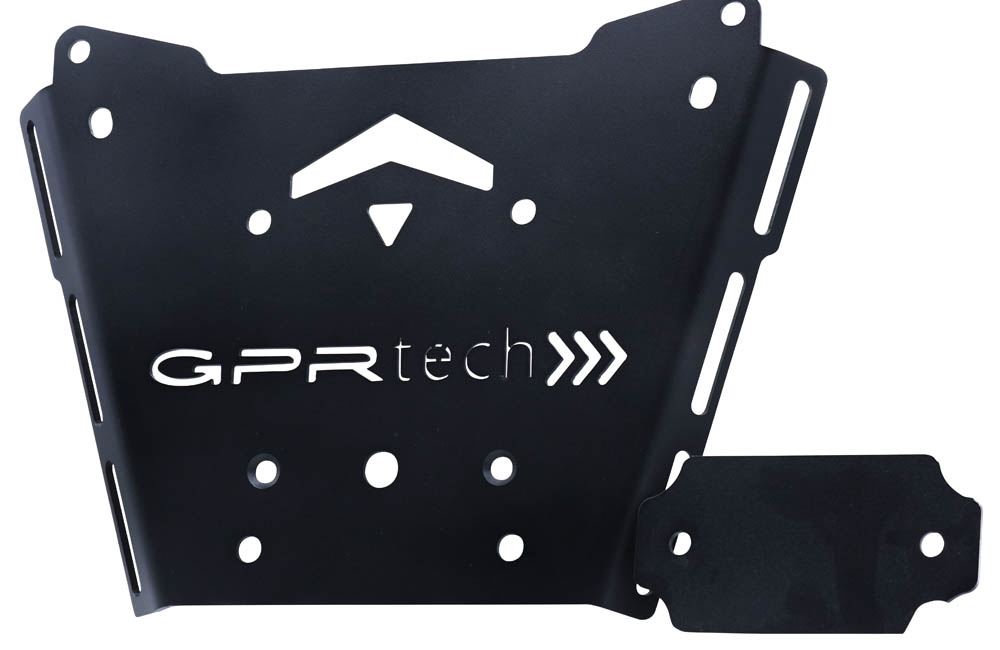 Top case GPR TECH compatible with  GPR TECH Top case in aluminum, silver color with specific plate included Top case in aluminum, silver color with specific plate included Capacity 35 LT.