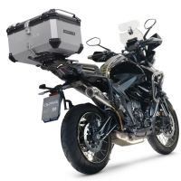 Scarico GPR compatibile con  Zontes 350 T1 ADV 2022-2024, Powercone Evo, Scarico completo racing, fornito con db killer estraibile e collettore, non legale per uso stradale