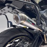 Scarico GPR compatibile con  Zontes 350 T1 ADV 2022-2024, Powercone Evo, Scarico completo racing, fornito con db killer estraibile e collettore, non legale per uso stradale