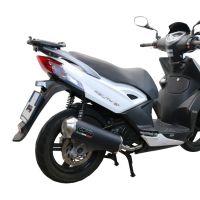 GPR exhaust compatible with  Kymco Agility 200 - I.E. R16 - Plus 2010-2014, Evo4 Road, Homologated legal full system exhaust, including removable db killer 