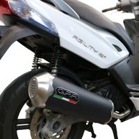 GPR exhaust compatible with  Kymco Agility 200 - I.E. R16 - Plus 2010-2014, Evo4 Road, Homologated legal full system exhaust, including removable db killer 