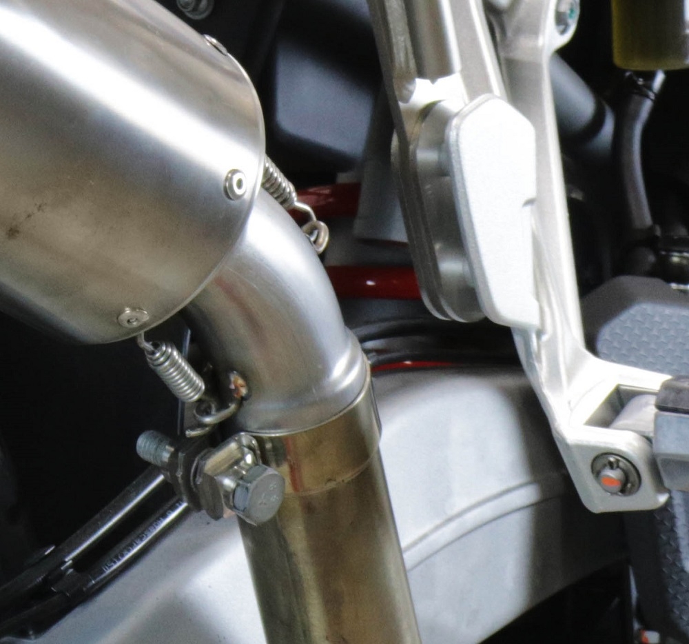 Scarico GPR compatibile con  Aprilia Tuareg 660 2021-2024, Furore Evo4 Nero, Scarico omologato, silenziatore con db killer estraibile e raccordo specifico
