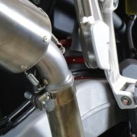 Scarico GPR compatibile con  Aprilia Tuareg 660 2021-2024, Furore Evo4 Nero, Scarico omologato, silenziatore con db killer estraibile e raccordo specifico
