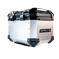 GPR TECH TOP CASE ALPI-TECH 26 LT. SILVER Top case in aluminum, silver color with universal plate included Capacity 26 LT.
