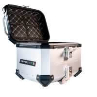 GPR TECH TOP CASE ALPI-TECH 26 LT. SILVER Top case in aluminum, silver color with universal plate included Capacity 26 LT.