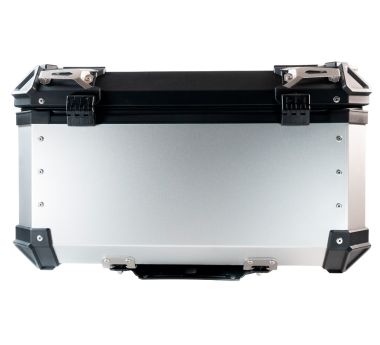Top case GPR TECH compatible with  GPR TECH Top case in aluminum, silver color with specific plate included Top case in aluminum, silver color with specific plate included Capacity 55 LT.