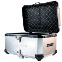 Top case GPR TECH compatible with  GPR TECH Top case in aluminum, silver color with specific plate included Top case in aluminum, silver color with specific plate included Capacity 55 LT.