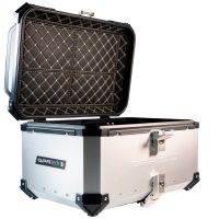Top case GPR TECH compatible with  GPR TECH Top case in aluminum, silver color with specific plate included Top case in aluminum, silver color with specific plate included Capacity 55 LT.