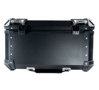 Top case GPR TECH compatible with  GPR TECH Top case in aluminum, black silver color with specific plate included Top case in aluminum, black silver color with specific plate included Capacity 55 LT.