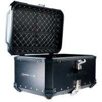 Top case GPR TECH compatible with  GPR TECH Top case in aluminum, black silver color with specific plate included Top case in aluminum, black silver color with specific plate included Capacity 55 LT.