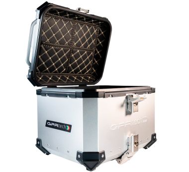 Top case GPR TECH compatible with  GPR TECH Top case in aluminum, silver color with specific plate included Top case in aluminum, silver color with specific plate included Capacity 35 LT.
