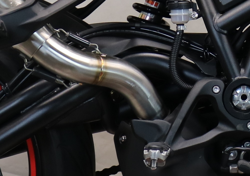 Scarico GPR compatibile con  Benelli 752 S 2022-2024, M3 Poppy , Scarico omologato, silenziatore con db killer estraibile e raccordo specifico