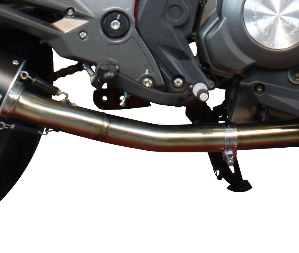 GPR exhaust compatible with  Benelli Bn 302 S 2017-2024, M3 Inox , Homologated legal slip-on exhaust including removable db killer and link pipe 