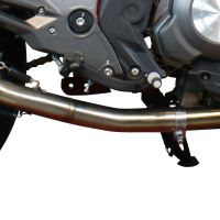 GPR exhaust compatible with  Benelli Bn 302 S 2017-2024, M3 Inox , Homologated legal slip-on exhaust including removable db killer and link pipe 