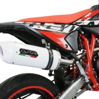 Scarico GPR compatibile con  Beta RR 125 4T Enduro 2021-2024, Albus Evo4, Terminale di scarico omologato, fornito con db killer estraibile, catalizzatore e raccordo specifico