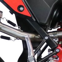 Scarico GPR compatibile con  Beta RR 125 4T Enduro 2021-2024, Furore Evo4 Poppy, Terminale di scarico omologato,fornito con db killer estraibile,catalizzatore e collettore