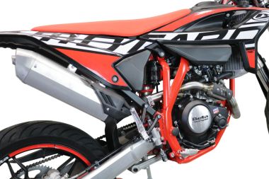 Scarico GPR compatibile con  Beta RR 125 4T Motard 2021-2024, Decatalizzatore, Collettore tubo decatalizzatore