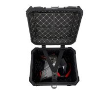 GPR TECH TOP CASE ALPI-TECH 45 LT. BLACK Bauletto top case in alluminio, colore nero con piastra universale inclusa