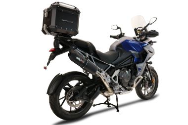 Top case GPR TECH compatible with  GPR TECH TOP CASE ALPI-TECH 45 LT. BLACK Bauletto top case in alluminio, colore nero con piastra specifica