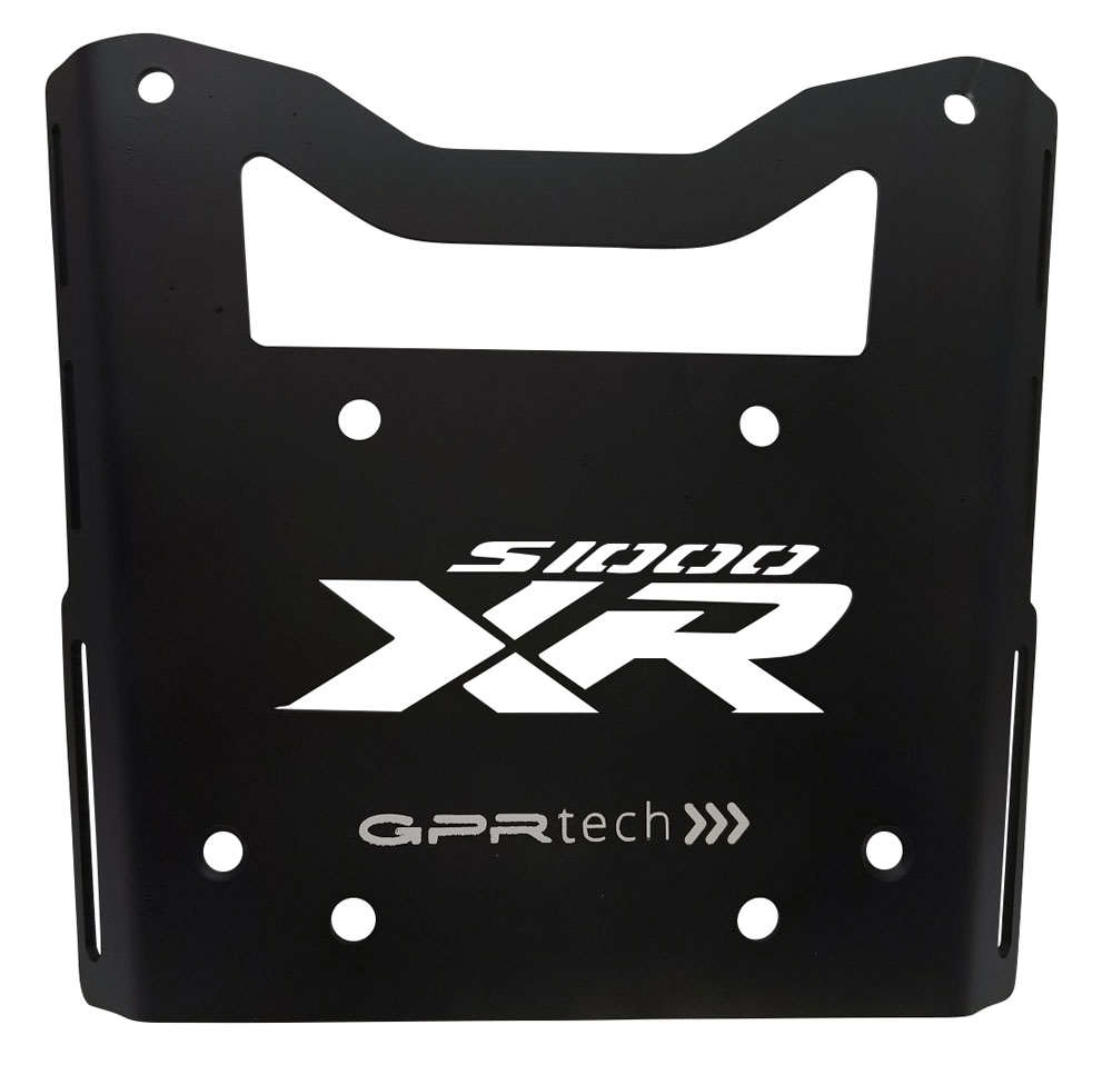 GPR TECH compatible with  GPR TECH Specific fitting plate Top Case ALPITECH 55 LT Specific fitting plate Top Case ALPITECH 55 LT compatible with original luggage rack,stainless steel made with 4 anchor points