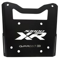 GPR TECH compatible with  GPR TECH Specific fitting plate Top Case ALPITECH 55 LT Specific fitting plate Top Case ALPITECH 55 LT compatible with original luggage rack,stainless steel made with 4 anchor points