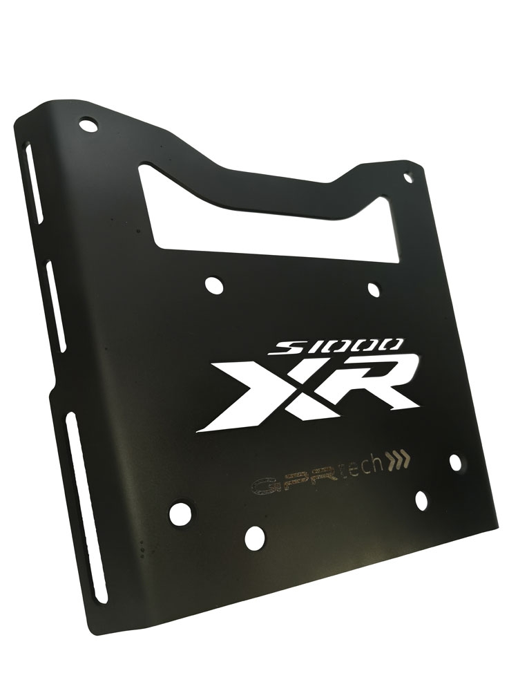 GPR TECH compatible with  GPR TECH Specific fitting plate Top Case ALPITECH 55 LT Specific fitting plate Top Case ALPITECH 55 LT compatible with original luggage rack,stainless steel made with 4 anchor points