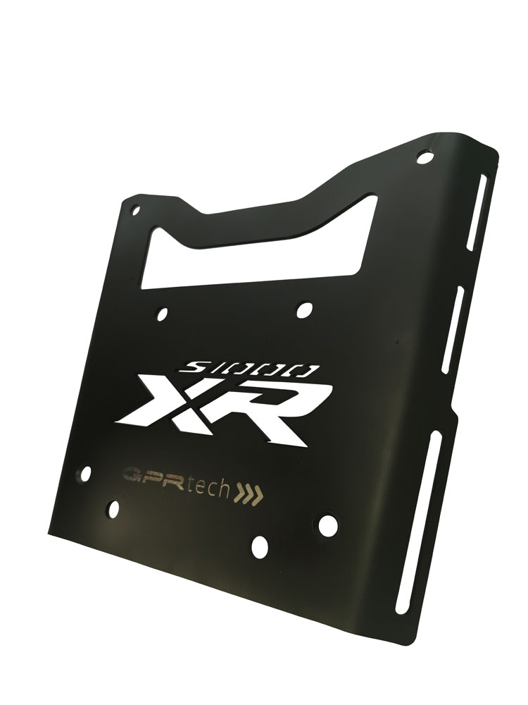 GPR TECH compatible with  GPR TECH Specific fitting plate Top Case ALPITECH 55 LT Specific fitting plate Top Case ALPITECH 55 LT compatible with original luggage rack,stainless steel made with 4 anchor points
