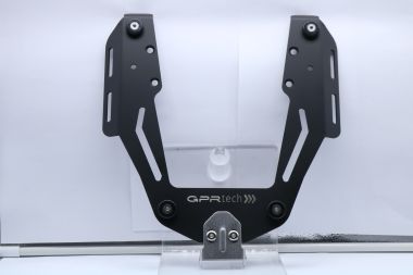 GPR TECH compatible with  GPR TECH Specific fitting plate Top Case ALPITECH 35/45 LT LT Specific fitting plate Top Case ALPITECH 35/45 LT LT compatible with original luggage rack,stainless steel made with 4 anchor points