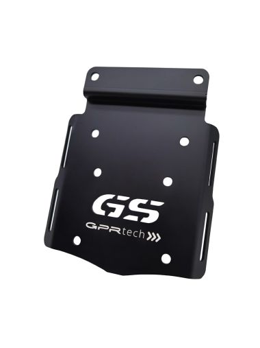 GPR TECH compatible with  GPR TECH SPECIFIC TITANIUM PLATE TOP CASE-ALPITECH 35/55 LT SPECIFIC TITANIUM PLATE TOP CASE-ALPITECH 35/55 LT compatible with original luggage rack,titanium made with 4 anchor points