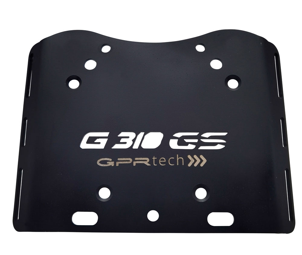 GPR TECH COMPATABILE CON Bmw G 310 Gs 2022/2024 e5 GPR TECH Piastra specifica Top case Alpitech 26 LT 