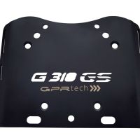 GPR TECH compatible with  GPR TECH SPECIFIC TITANIUM PLATE TOP CASE-ALPITECH 35/55 LT SPECIFIC TITANIUM PLATE TOP CASE-ALPITECH 35/55 LT compatible with original luggage rack,titanium made with 4 anchor points