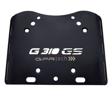 GPR TECH compatible with  GPR TECH SPECIFIC TITANIUM PLATE TOP CASE-ALPITECH 35/55 LT SPECIFIC TITANIUM PLATE TOP CASE-ALPITECH 35/55 LT compatible with original luggage rack,titanium made with 4 anchor points