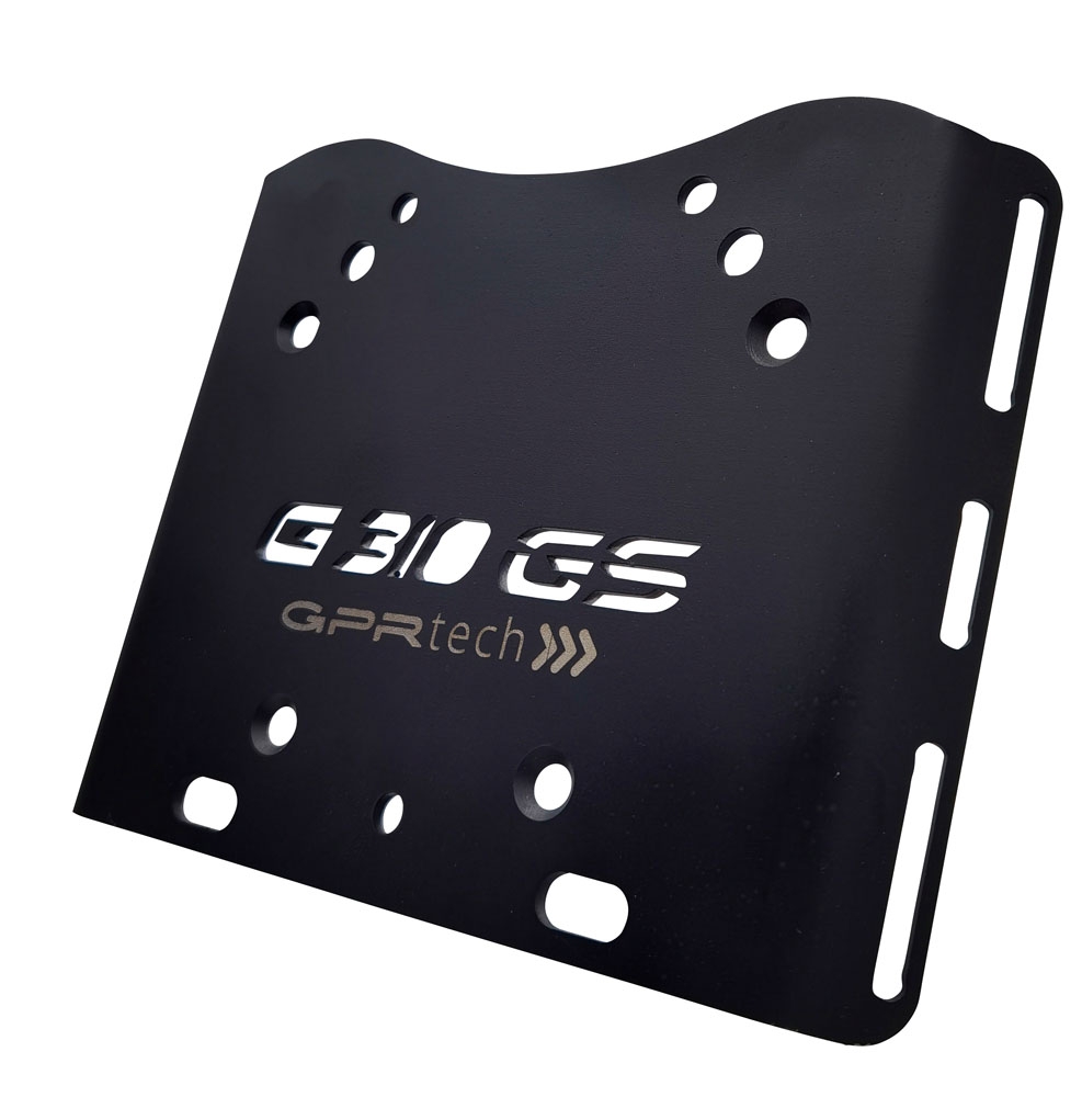 GPR TECH COMPATABILE CON Bmw G 310 Gs 2022/2024 e5 GPR TECH Piastra specifica Top case Alpitech 26 LT 