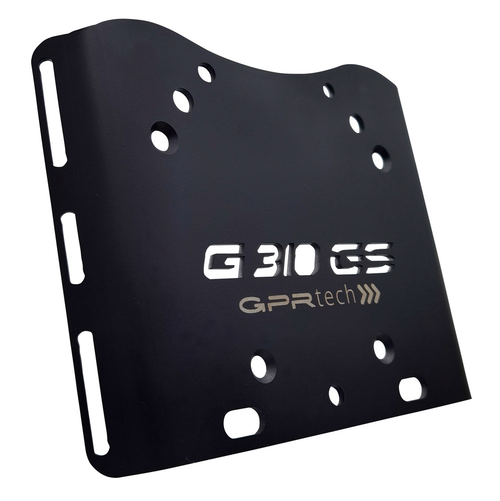 GPR TECH COMPATABILE CON Bmw G 310 Gs 2022/2024 e5 GPR TECH Piastra specifica Top case Alpitech 26 LT 