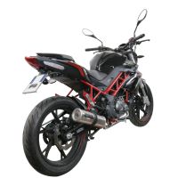 Scarico GPR compatibile con  Benelli Bn 125 2018-2020, M3 Inox , Scarico completo omologato,fornito con db killer estraibile,catalizzatore e collettore