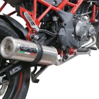 Scarico GPR compatibile con  Benelli Bn 125 2018-2020, M3 Inox , Scarico completo omologato,fornito con db killer estraibile,catalizzatore e collettore