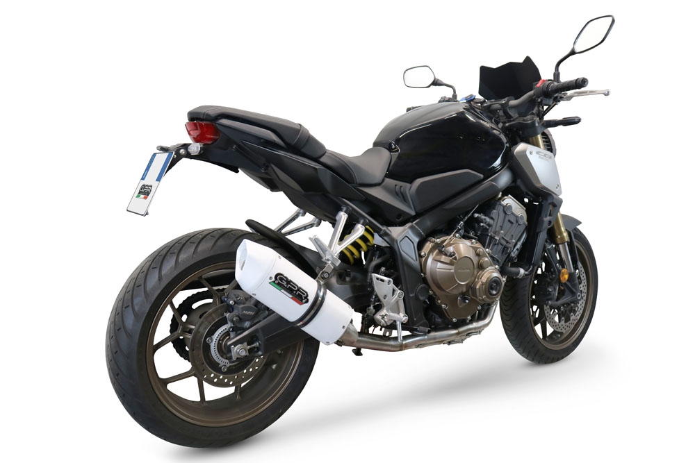 GPR escape compatível com  Honda Cbr 650 F 2014-2016, Albus Ceramic, Sistema homologado,legal, linha completa, incluindo db killer removível mais coletor 