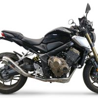 Scarico GPR compatibile con  Honda Cbr 650 R 2021-2023, Powercone Evo, Scarico completo omologato,fornito con db killer estraibile,catalizzatore e collettore