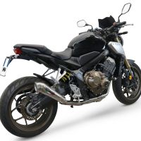 Scarico GPR compatibile con  Honda Cbr 650 R 2021-2023, Powercone Evo, Scarico completo omologato,fornito con db killer estraibile,catalizzatore e collettore