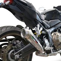 Scarico GPR compatibile con  Honda Cbr 650 R 2021-2023, Powercone Evo, Scarico completo omologato,fornito con db killer estraibile,catalizzatore e collettore
