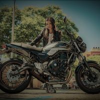 GPR exhaust compatible with  Kawasaki Z 650 RS 2021-2023, M3 Black Titanium, Racing full system exhaust  