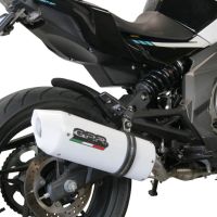 Scarico GPR compatibile con  Cf Moto 400 NK 2021-2023, Albus Evo4, Terminale di scarico omologato,fornito con db killer estraibile,catalizzatore e collettore