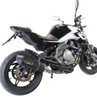 GPR exhaust compatible with  Cf Moto 400 NK 2021-2023, Furore Evo4 Poppy, Homologated legal slip-on exhaust including removable db killer, link pipe and catalyst 