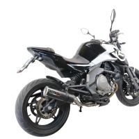 Scarico GPR compatibile con  Cf Moto 400 NK 2021-2023, M3 Poppy , Terminale di scarico omologato,fornito con db killer estraibile,catalizzatore e collettore