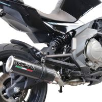 Scarico GPR compatibile con  Cf Moto 400 NK 2021-2023, M3 Poppy , Terminale di scarico omologato,fornito con db killer estraibile,catalizzatore e collettore