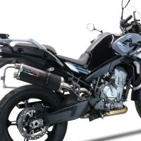 Scarico GPR compatibile con  Cf Moto 800 Mt Touring 2022-2024, Dual Poppy, Scarico omologato, silenziatore con db killer estraibile e raccordo specifico