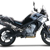 Scarico GPR compatibile con  Cf Moto 800 Mt Touring 2022-2024, Furore Evo4 Poppy, Scarico omologato, silenziatore con db killer estraibile e raccordo specifico